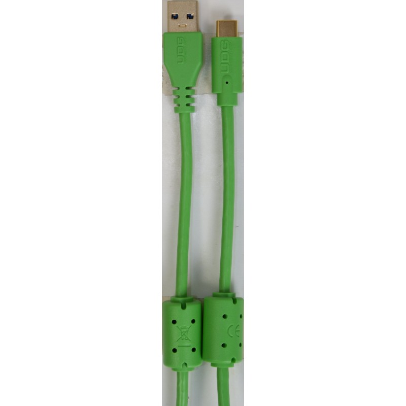 Udg gear U98001GR - ULTIMATE AUDIO CABLE USB 3.0 C-A GREEN STRAIGHT 1,5M