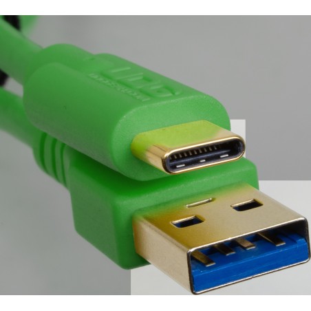 Udg gear U98001GR - ULTIMATE AUDIO CABLE USB 3.0 C-A GREEN STRAIGHT 1,5M