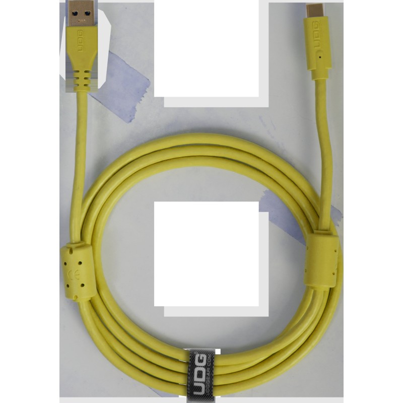 Udg gear U98001YL - ULTIMATE AUDIO CABLE USB 3.0 C-A YELLOW STRAIGHT 1,5M
