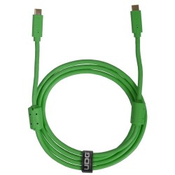 Udg gear U99001GR - ULTIMATE AUDIO CABLE USB 3.2 C-C GREEN STRAIGHT 1,5M 2