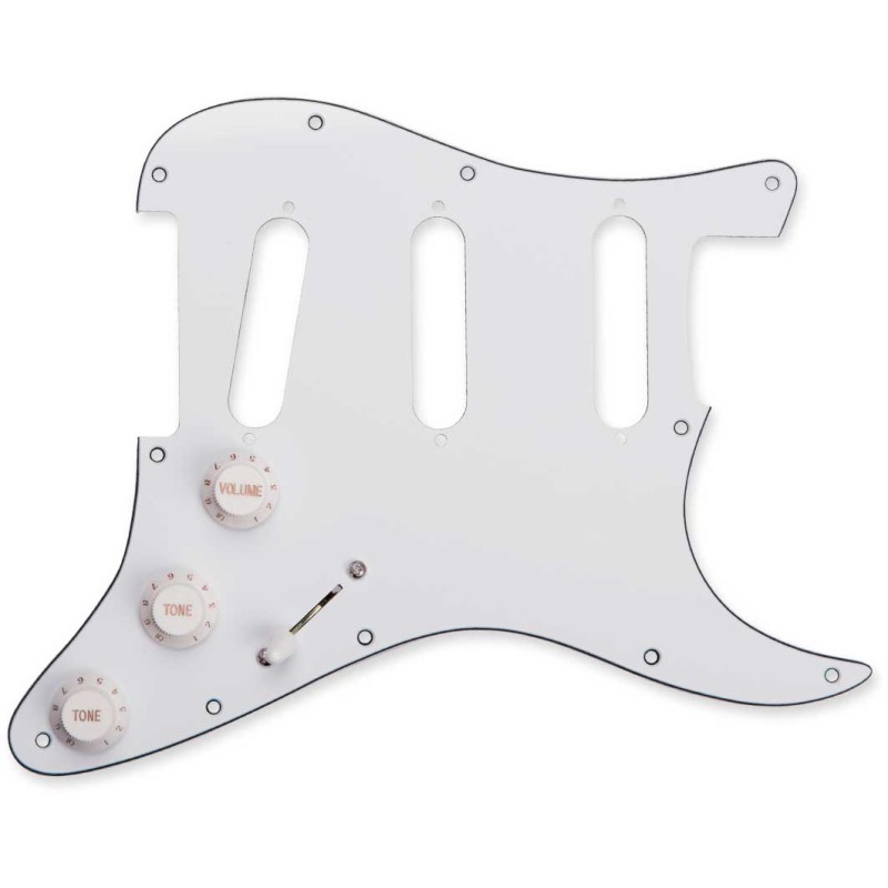 Seymour duncan PICKGRD ASSY BYOP WHT