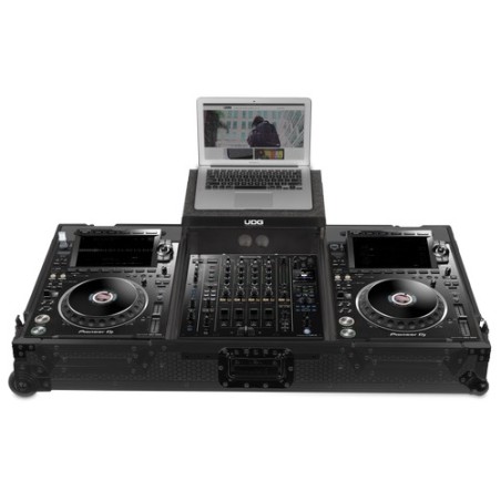 Udg gear U91086BL - ULTIMATE FLIGT CASE SET PIONEER CDJ-3000/A9 BLACK PLUS (L&W)