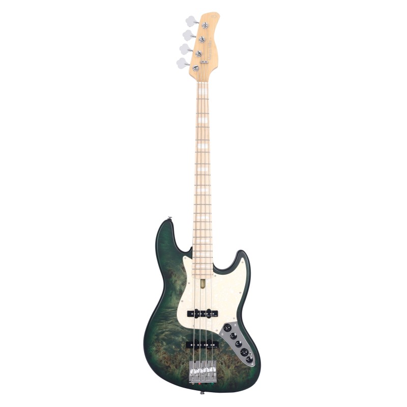 Marcus miller V7 SWAMP ASH-4 REISSUE TRANS GREEN SATIN