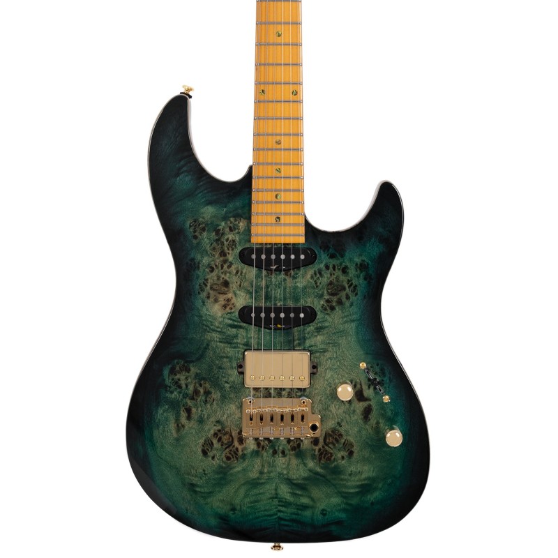 Sire guitars S10 HSS TRANS GREEN