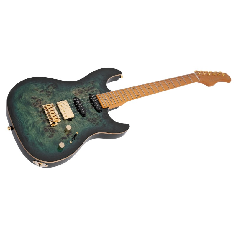 Sire guitars S10 HSS TRANS GREEN