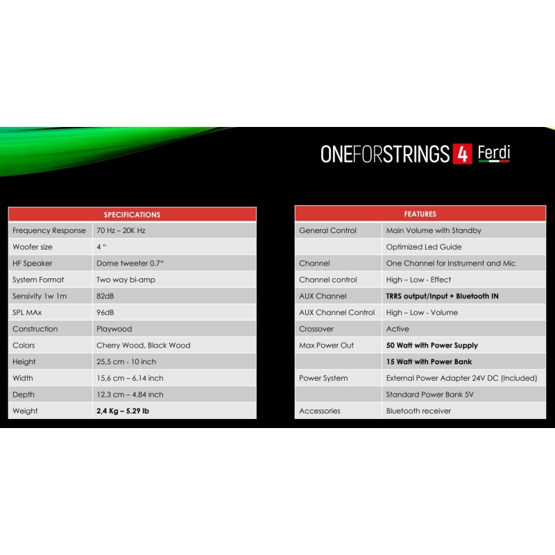 Acus ONE FORSTRINGS 4 FERDI BLACK