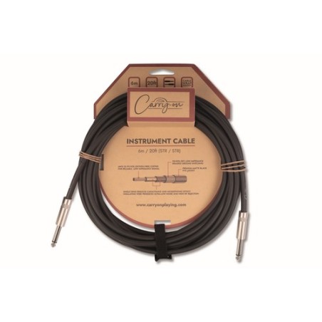 Carry on CARRY-ON-CABLE-6M-SS - INSTRUMENT CABLE 6M RECTO/RECTO