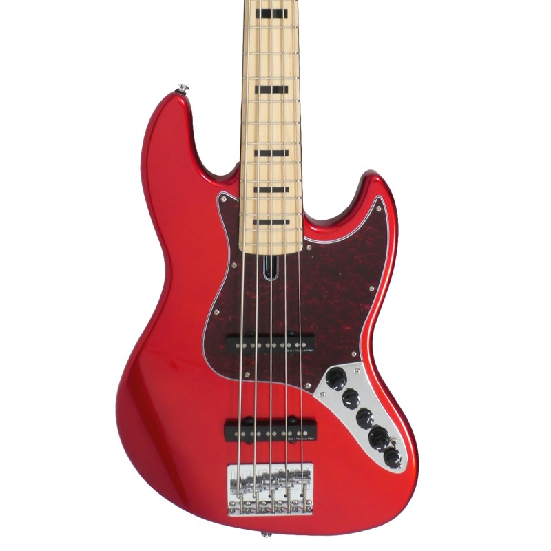 Marcus miller V7 VINTAGE SWAMP ASH-5 (2ND GEN) BMR BRIGHT METALLIC RED