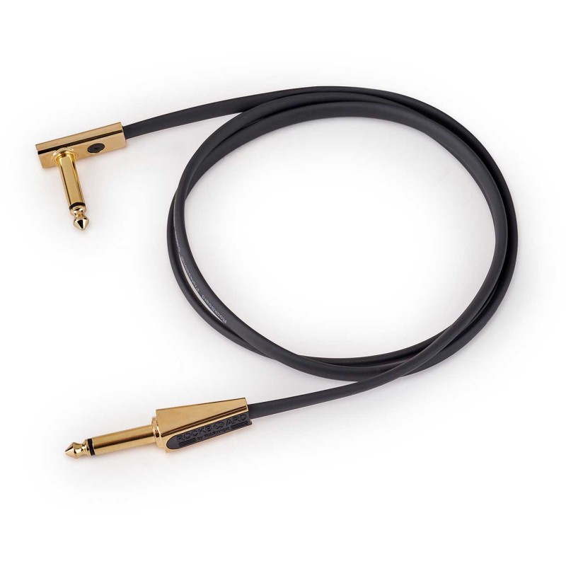 Rockboard FLAT PATCH LOOPER/SWITCHER CONNECTOR CABLE GOLD 100 CM