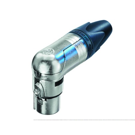 Neutrik, Professional XLR 3-pole right angle female connector.