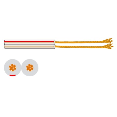 Rollo de cable altavoz de 2 conductores