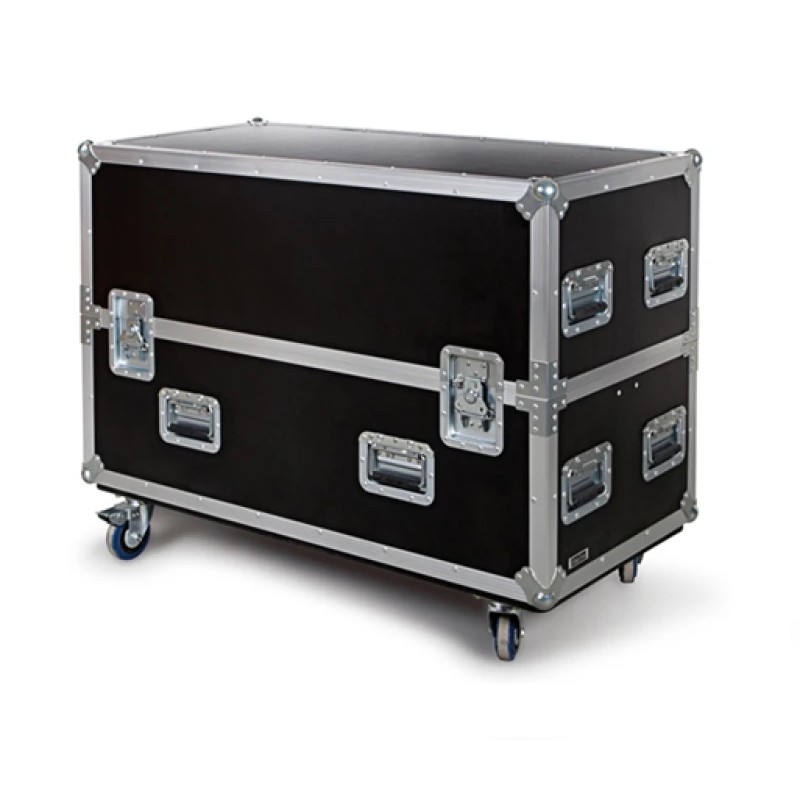 Caixa de transporte 2 TV com 2 suportes