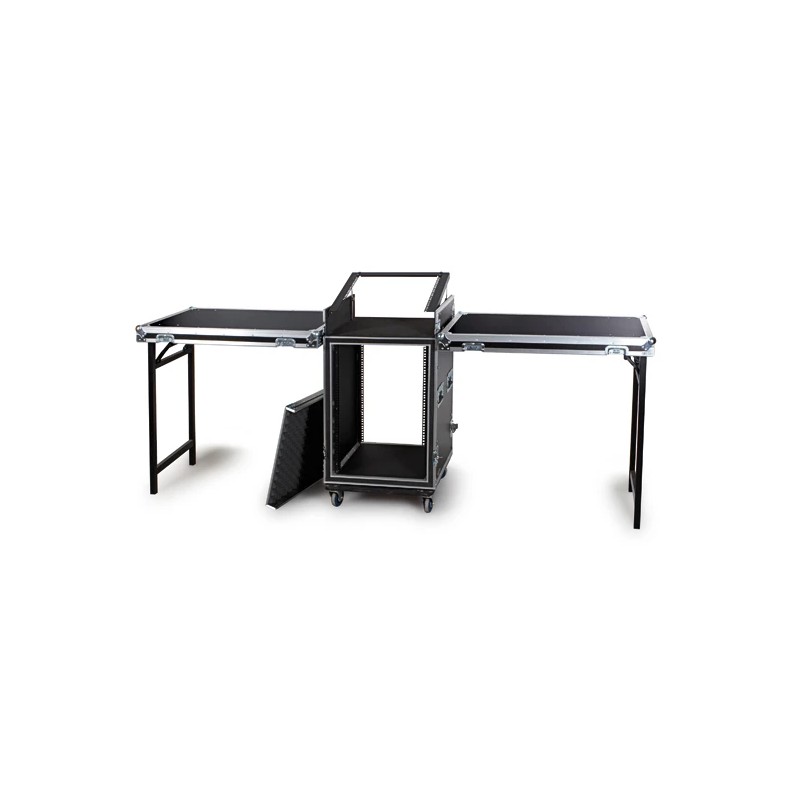 Mueble rack flight case 19" antishock