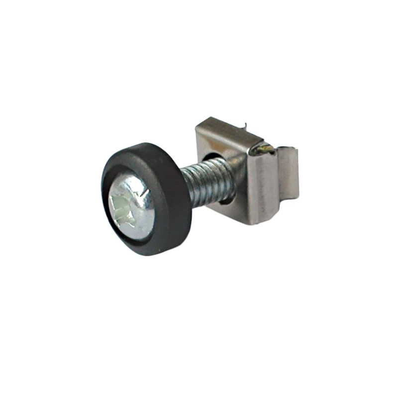 Tornillo con arandela y tuerca para montaje en rack 19''
