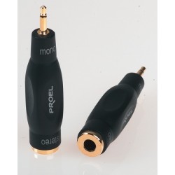 JACK MONO Male Ø 3.5mm - JACK STEREO Female Ø 6.3mm 2