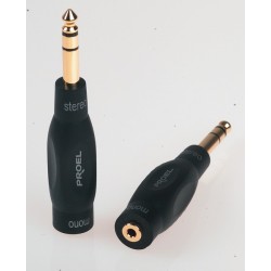 JACK STEREO Male Ø 6.3mm - JACK MONO Female Ø 3.5mm 2