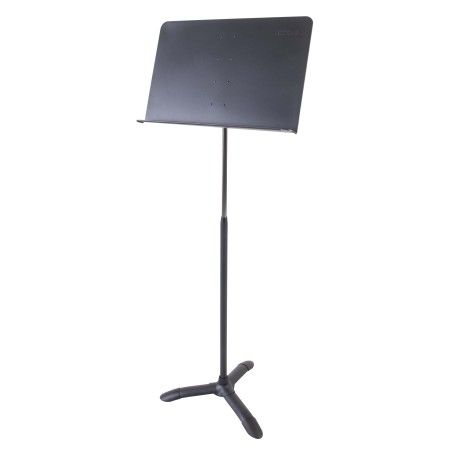 Estante para partitura profissional com sistema ’one-hand’ de regulação rápida