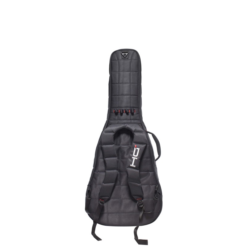 Saco para guitarra acústica/folk profissional em material de poliéster impermeável 1680D.