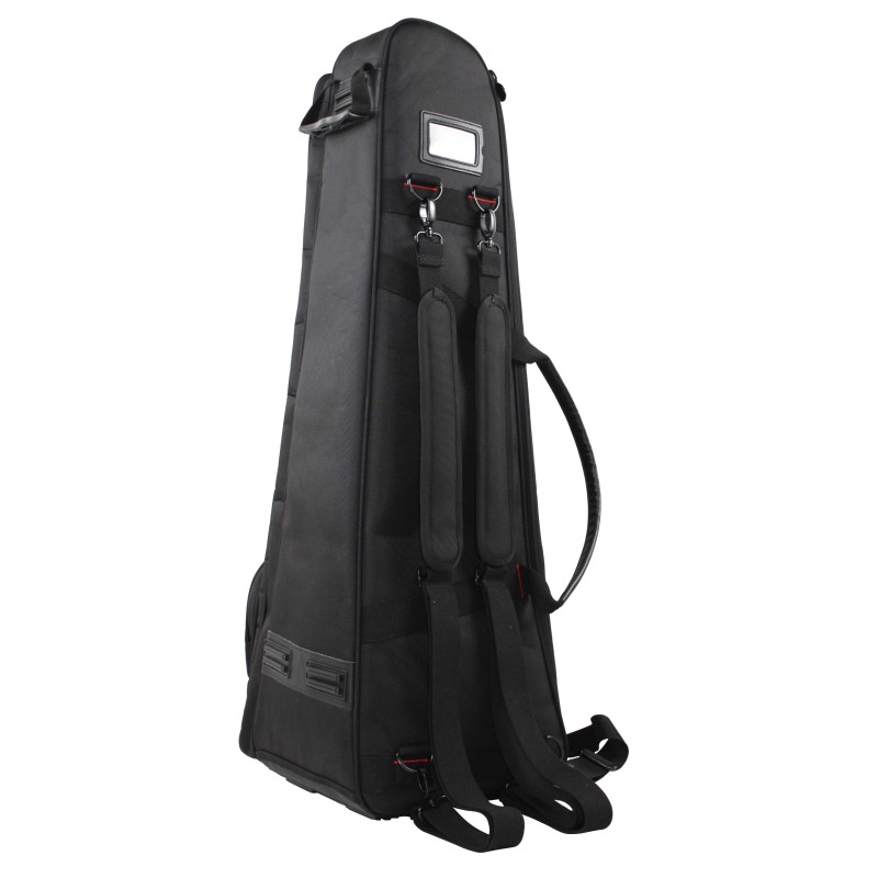 Saco almofadado para trombone em poliéster 1680D impermeável. Disponível na cor preta.
