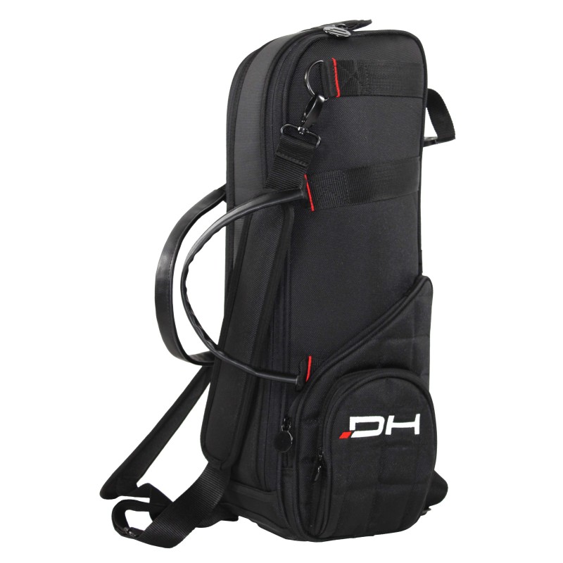 Padded Trumpet bag made of waterproof 1680D polyester material. Available in black color.