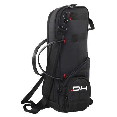 Padded Trumpet bag made of waterproof 1680D polyester material. Available in black color.