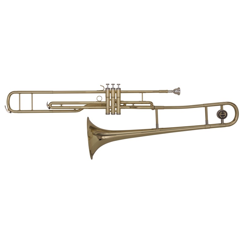 Trombone tenor em Sib, válvulas de pistão