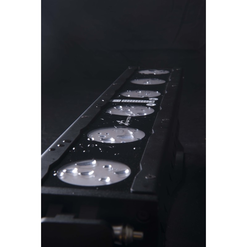 6x40W COB led bar RGBW Zoom IP67