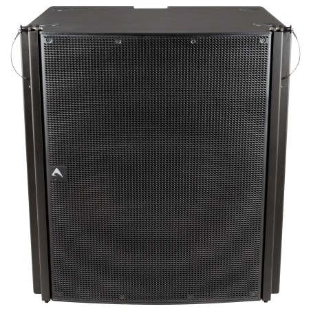 Subwoofer de suspensão duplo de 18" (460 mm),  coletor bandpass, elevado rendimento