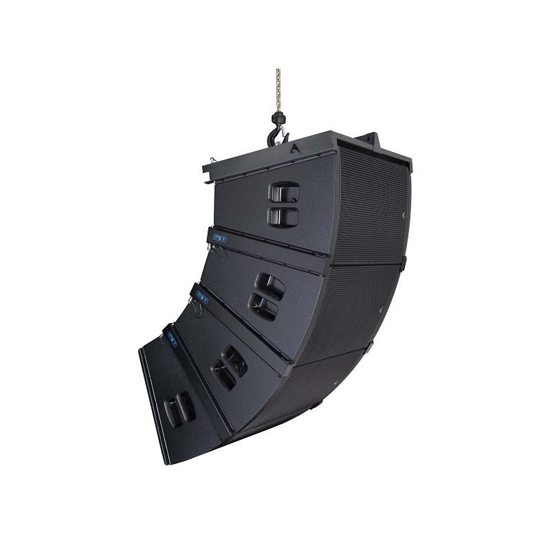 Coluna de array de 12” (305 mm) de curvatura constante de 2 vias, de gama completa
