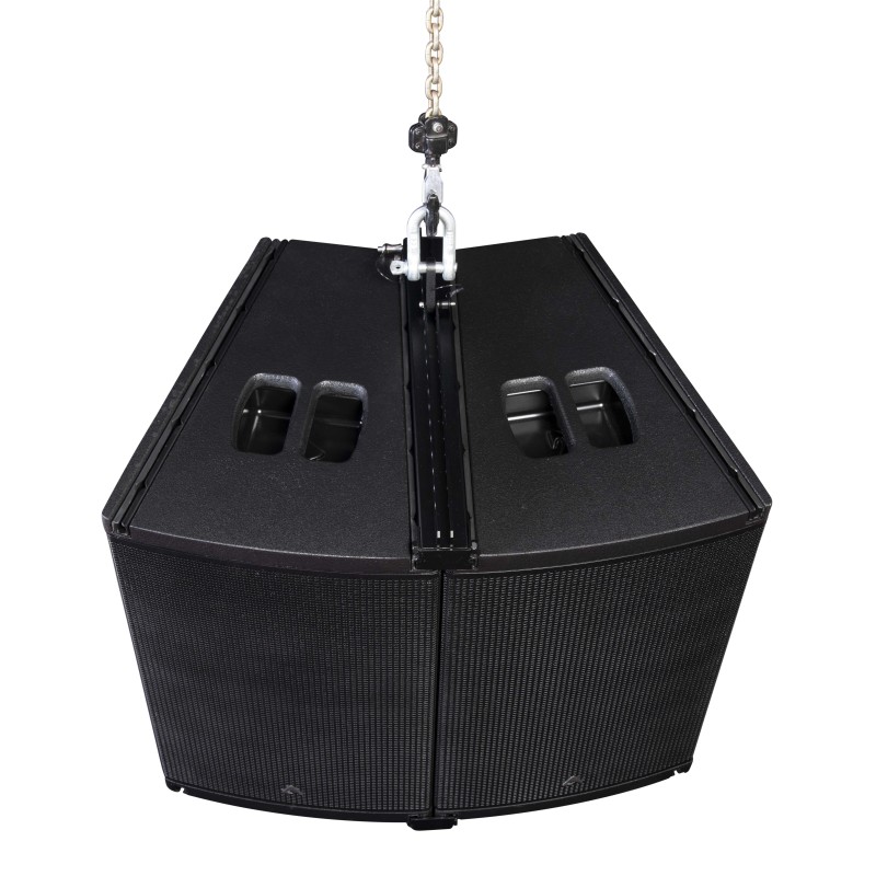 Coluna de array de 12” (305 mm) de curvatura constante de 2 vias, de gama completa