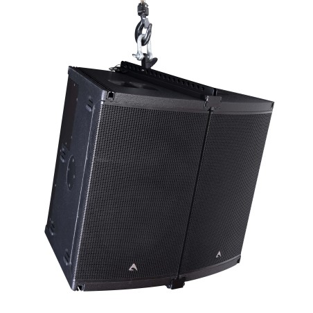 Coluna de array de 12” (305 mm) de curvatura constante de 2 vias, de gama completa