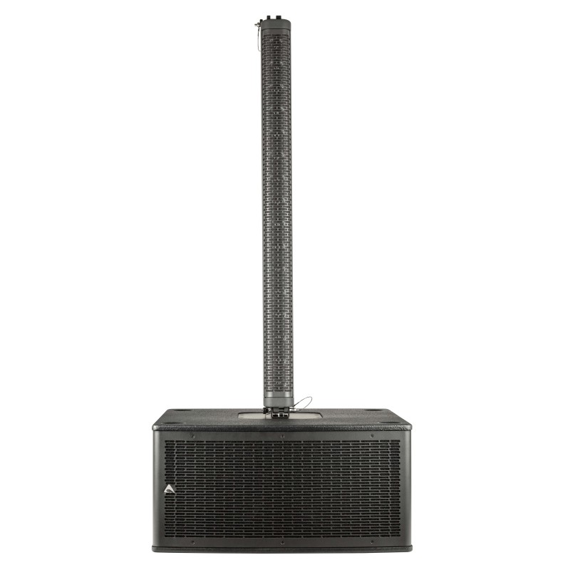Duplo de 12" (305 mm), Alta Potência, Alimentado, Processado CORE, Subwoofer de Passa-Banda