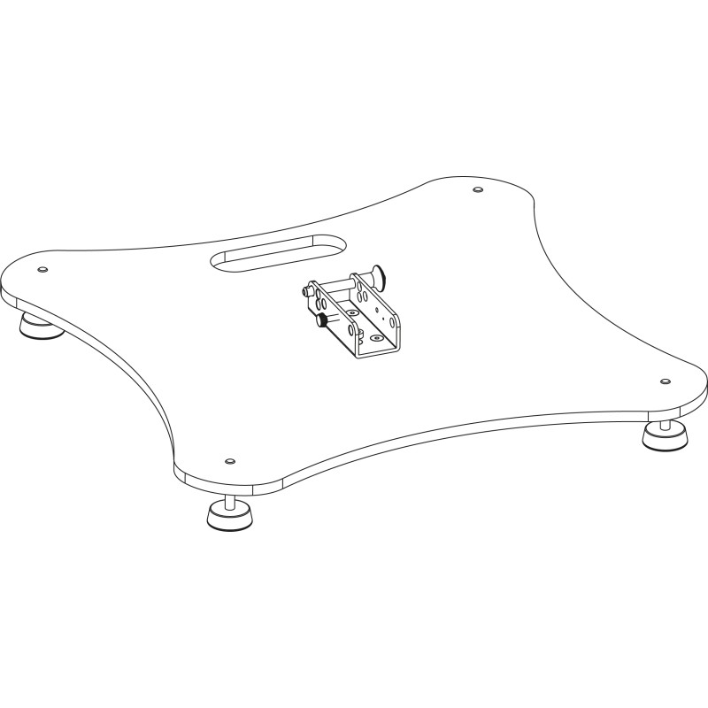 FLOOR.STAND.PLATE.AX16CL