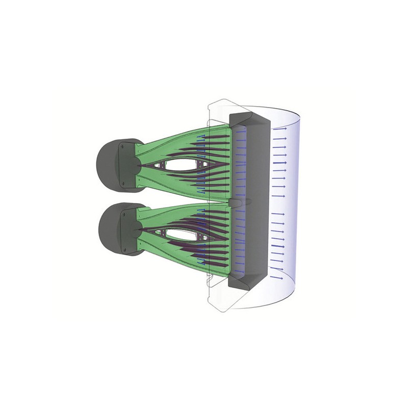 Dual 10” (260mm), High Output, Powered, CORE Processed, Vertical Array Element