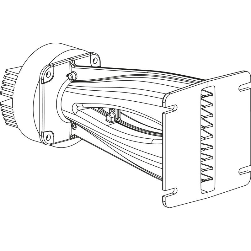 Dual 6.5” (165mm), High Output, Powered, CORE Processed, Vertical Array Element