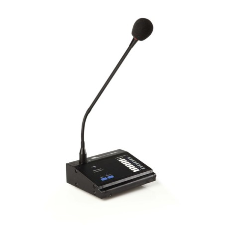Digital microphone console for announcement