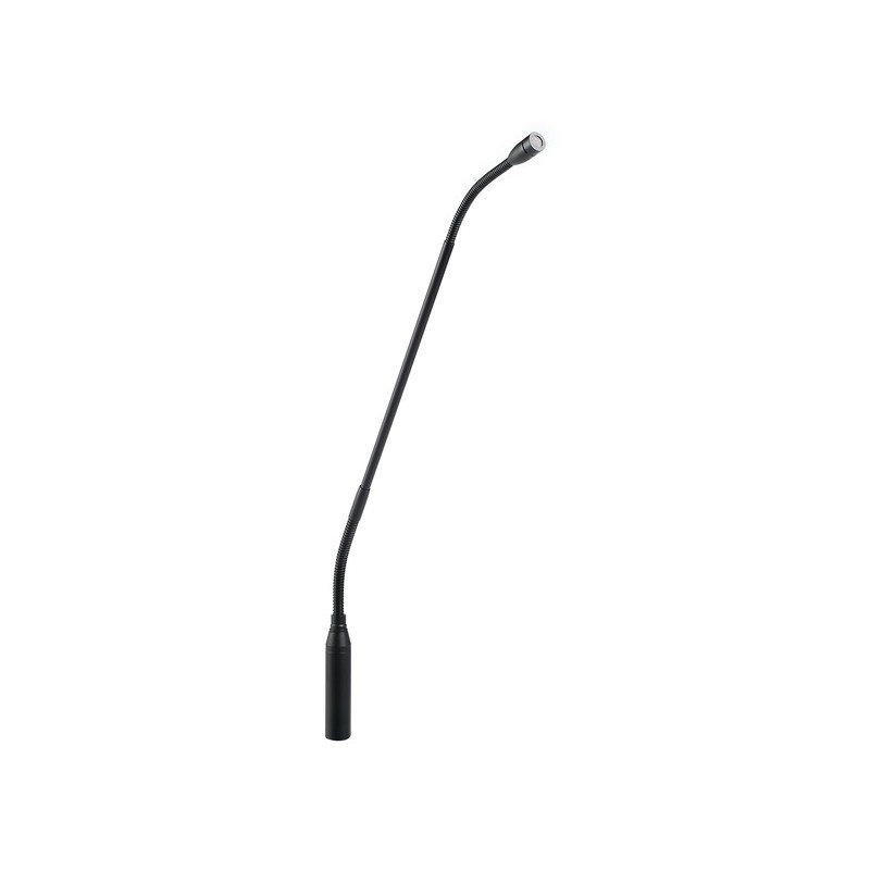 Cardioid electret condenser microphones with flexible stem.