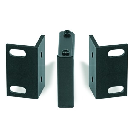 Kit per montaggio a rack di 2 ricevitori radiomicrofonici serie RMW1000 in 1 unità rack.