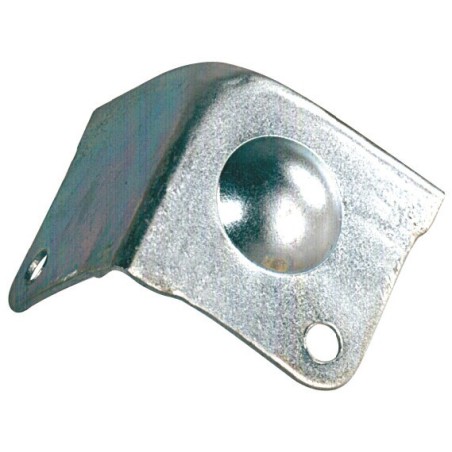 Angolare quadrato con piedino intero - raggio interno 2.5 mm.