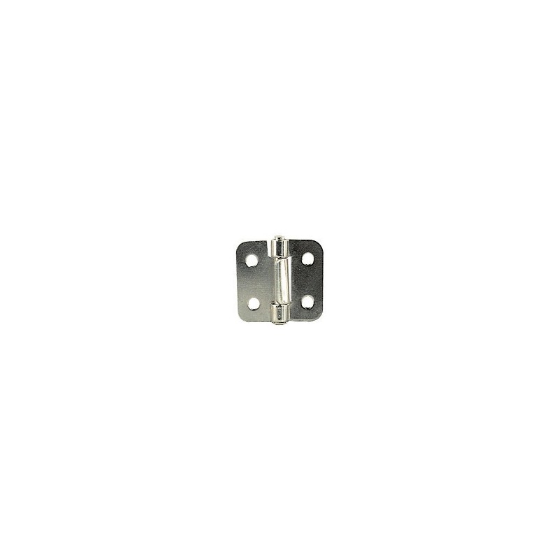 Cerniera piccola sganciabile ultraresistente in acciaio nichelato 2.2 mm.