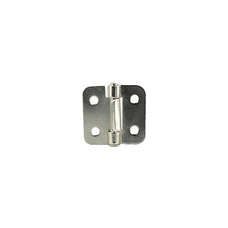 Cerniera piccola sganciabile ultraresistente in acciaio nichelato 2.2 mm.