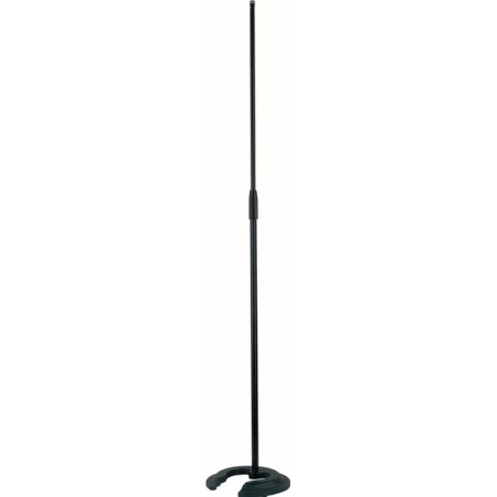 Suporte profissional reto para microfone poupa-espaço