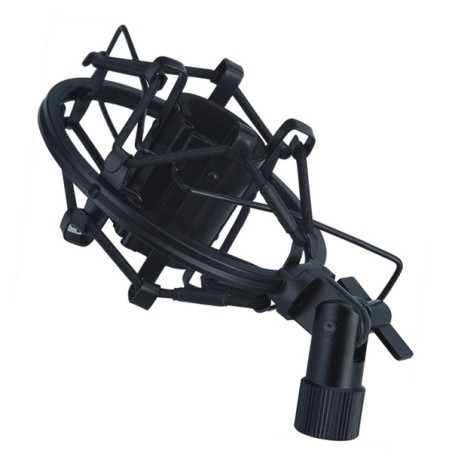Professional shock mount holder with double elastic spring and protective cover for condeser microphone.