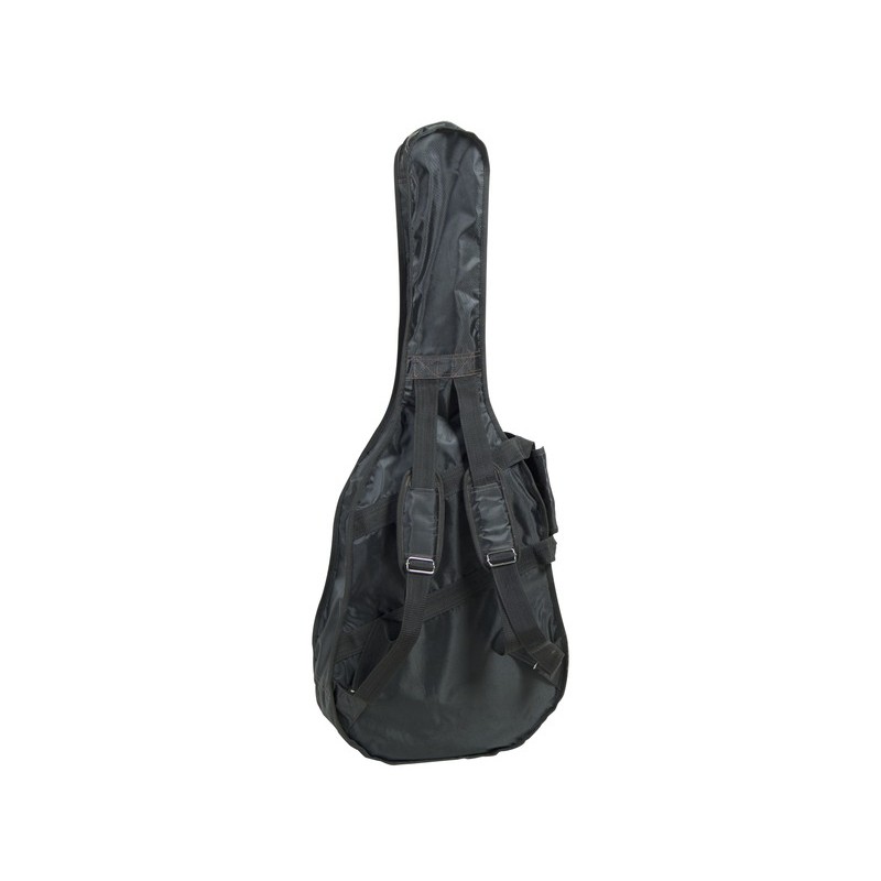 Rip-proof nylon 420D Acoustic / Folk guitar bag. Available in black.