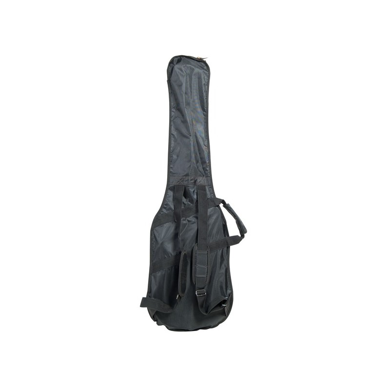 Rip-proof nylon 420D Electric bass bag. Available in black.
