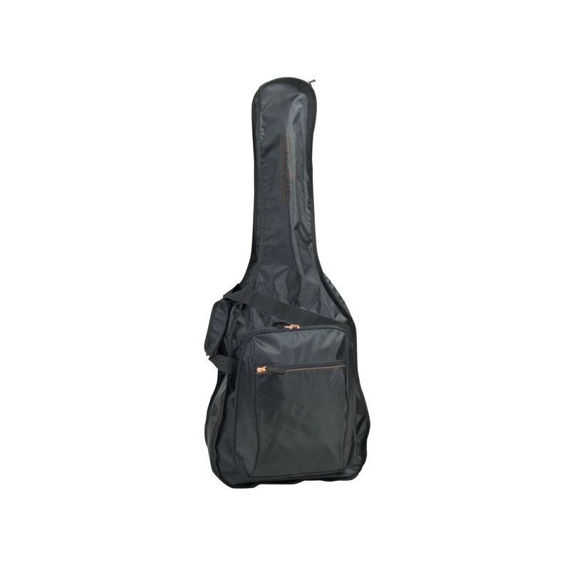 Saco para guitarra clássica 3/4 em nylon 420D à prova de rasgão. Disponível em preto.