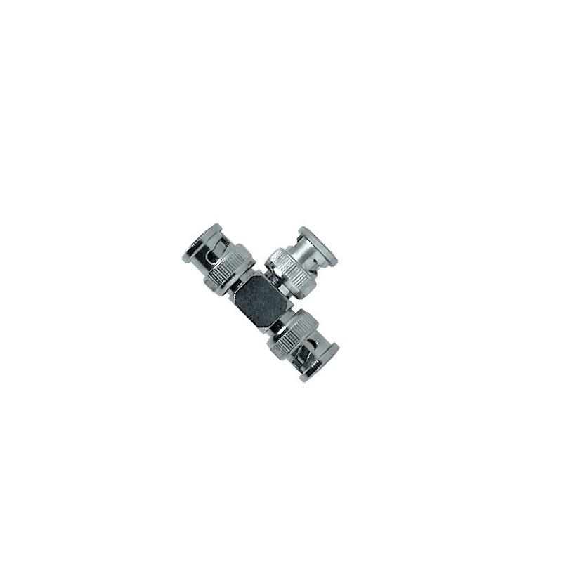 Adattatore in metallo : n° 3 spine volanti 'BNC'.