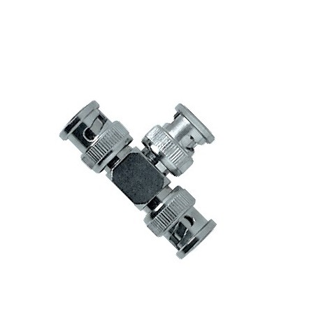 Adattatore in metallo : n° 3 spine volanti 'BNC'.
