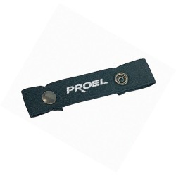 Elastic fastener with automatic buttons for a permanent non-sliding cable mounting. 2