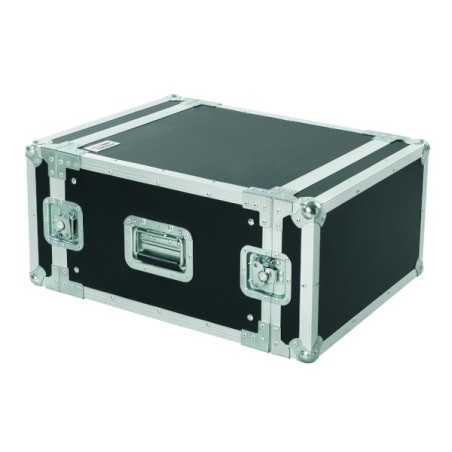 Flight case profissional 5U de 19”, 45 cm de profundidade útil.